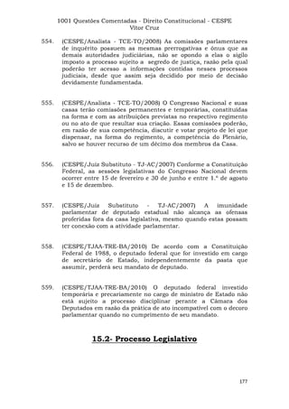 Questoes resolvidas cespe constitucional