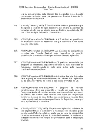 Questoes resolvidas cespe constitucional