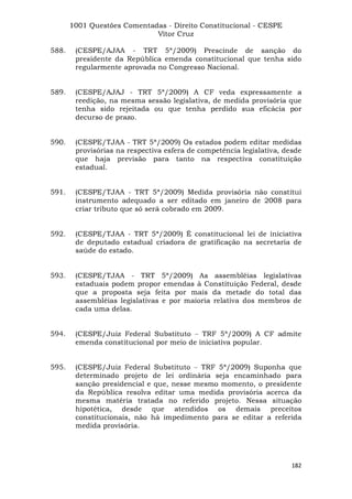 Questoes resolvidas cespe constitucional