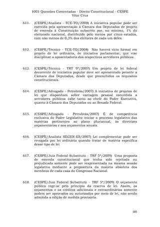 Questoes resolvidas cespe constitucional