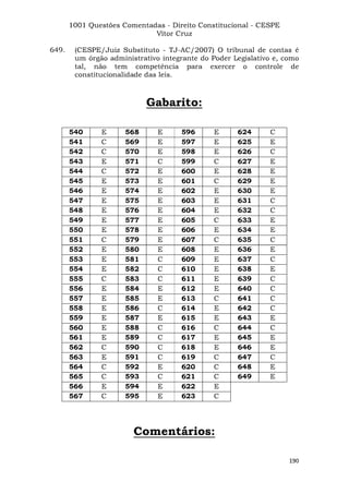 Questoes resolvidas cespe constitucional