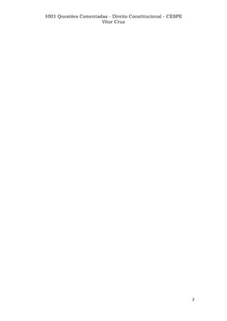 Questoes resolvidas cespe constitucional