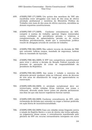 Questoes resolvidas cespe constitucional