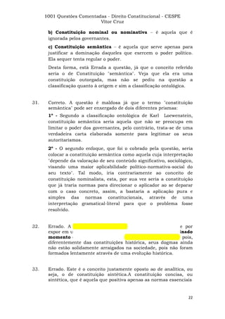 Questoes resolvidas cespe constitucional