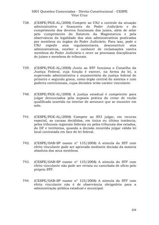 Questoes resolvidas cespe constitucional