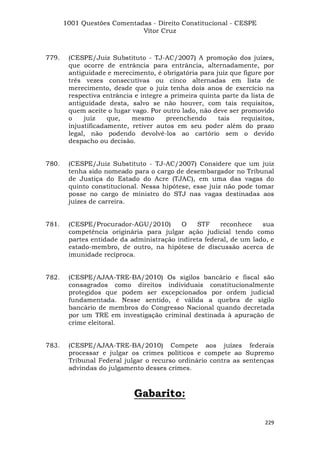 Questoes resolvidas cespe constitucional