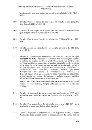 Questoes resolvidas cespe constitucional