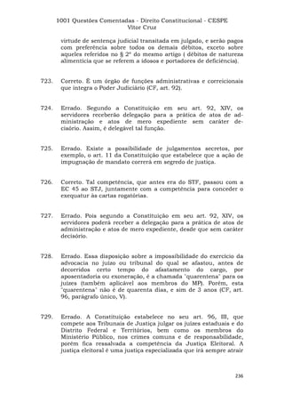 Questoes resolvidas cespe constitucional