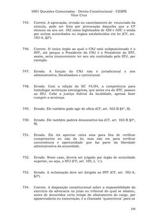 Questoes resolvidas cespe constitucional