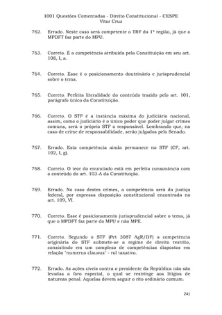 Questoes resolvidas cespe constitucional