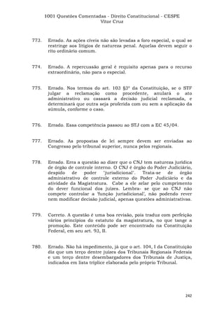 Questoes resolvidas cespe constitucional