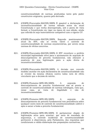 Questoes resolvidas cespe constitucional