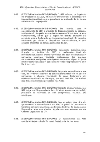 Questoes resolvidas cespe constitucional