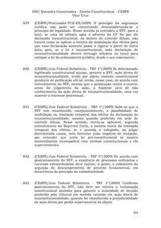 Questoes resolvidas cespe constitucional