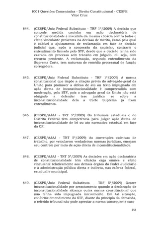 Questoes resolvidas cespe constitucional