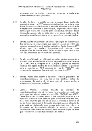 Questoes resolvidas cespe constitucional