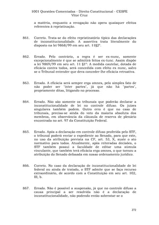 Questoes resolvidas cespe constitucional