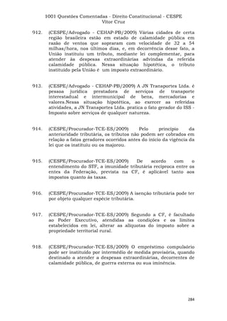 Questoes resolvidas cespe constitucional