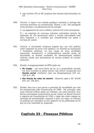 Questoes resolvidas cespe constitucional