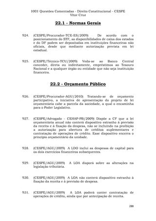 Questoes resolvidas cespe constitucional