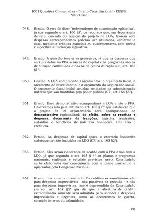 Questoes resolvidas cespe constitucional