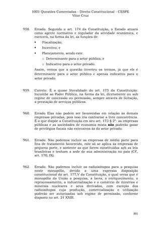 Questoes resolvidas cespe constitucional