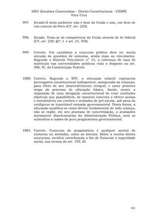 Questoes resolvidas cespe constitucional