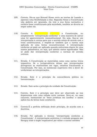 Questoes resolvidas cespe constitucional