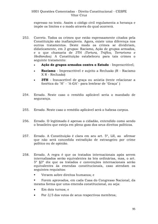 Questoes resolvidas cespe constitucional