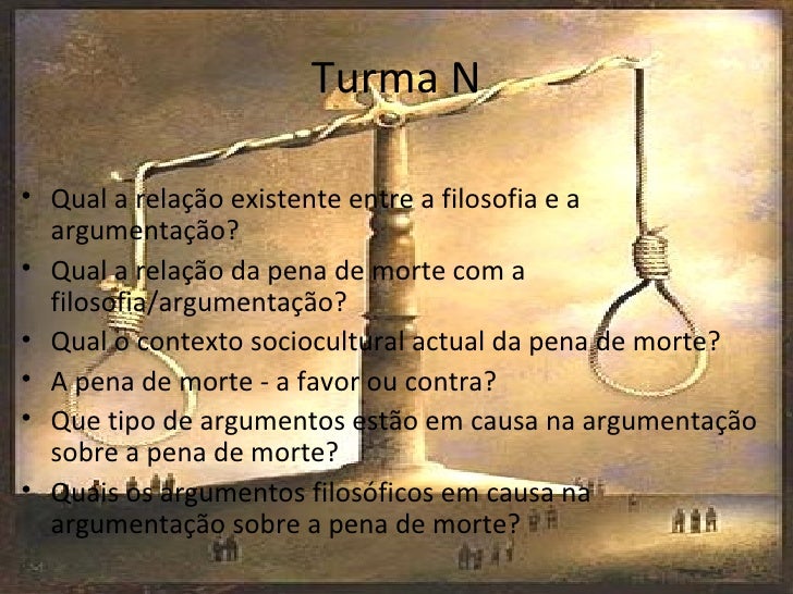Argumentos Contra A Pena De Morte Brainly