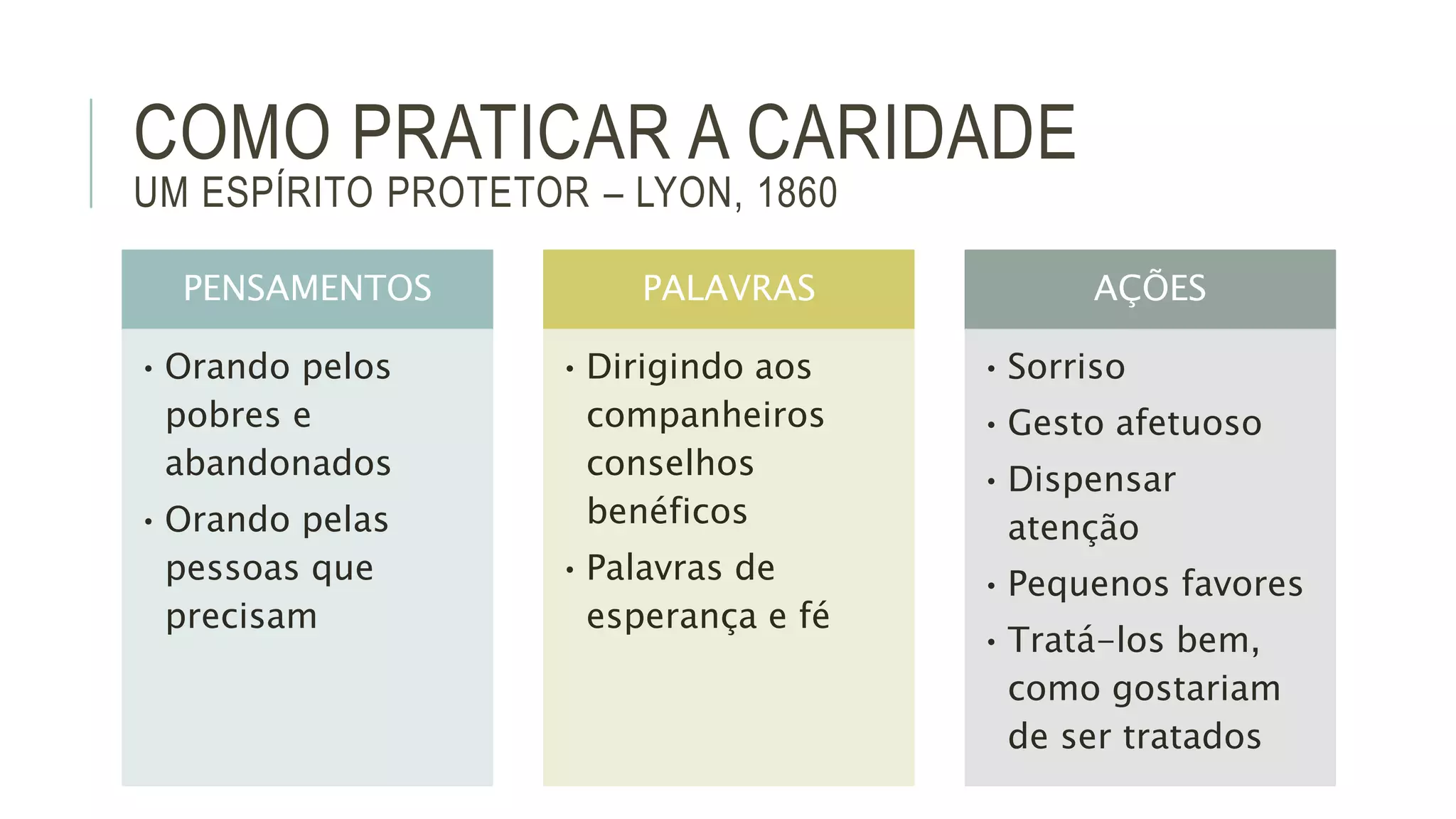 Que sua mão esquerda não saiba o que faz a direita | PPTX