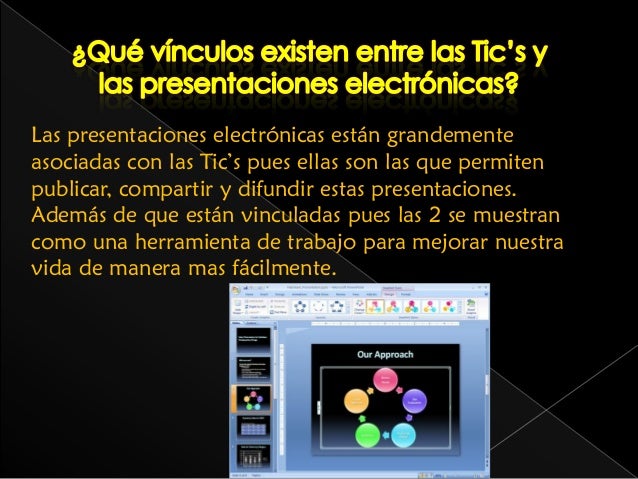 Qué es una presentación electrónica