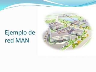 Ejemplo de
red MAN
 