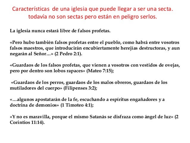 Qué es una secta