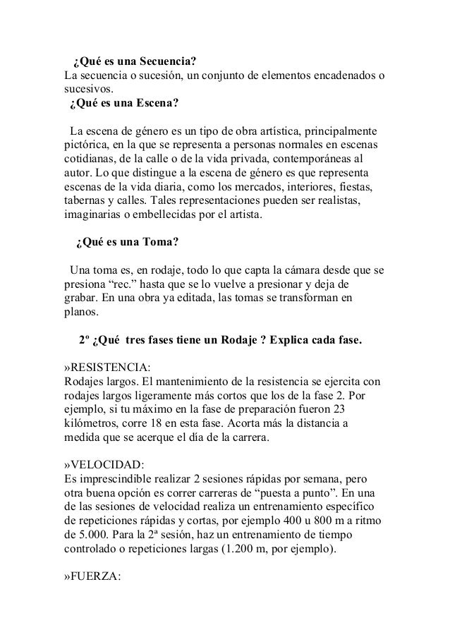 Qué es una secuencia