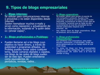 julianalsola/2008.Cierta frecuencia de actualización: no hace falta que sean 10 o 5 posts al día, pero sí que sea un ritmo más o menos constante. Que no pasen días y días entre post y post. Porque, aunque lo que digan tenga “chicha”, puedes acabar perdiendo el hilo. Que me den pistas: no se trata de poner un “Vía |”, sino de buscarse un poco la vida para ofrecer información complementaria a lo que pones en el post. Normalmente es cuestión de googlear un poco, añadir cuatro o cinco enlaces y ya está. Que el autor participe en la conversación: me gusta pensar que hablo de igual a igual con el que publica el blog. Si simplemente postean y no se sabe más de él, tengo la sensación de que estoy recibiendo un monólogo y, para eso, seguro que hay libros más interesantes. 