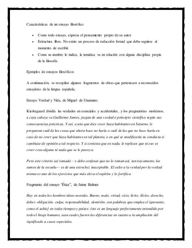 Qué es un ensayo