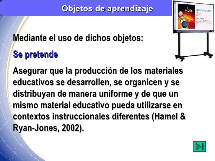 Qué Es Un Objeto De Aprendizaje Qué Es Un Objeto De Aprendizaje