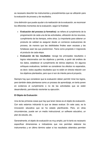 Qué es un proyecto educativo | PDF