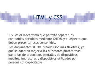 Qué es xhtml | PPTX