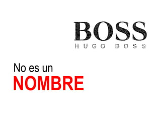 No es un
NOMBRE
 