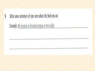 ¿Qué te gusta comer?