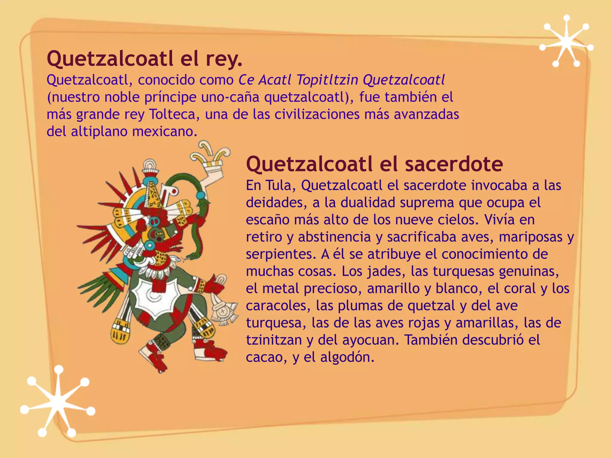 La leyenda de Quetzalcoatl | PPT