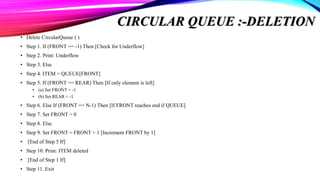 Detalied information of queue | PPTX | Programming Languages | Computing