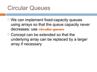 Queue in Data Structure | PPT | Programming Languages | Computing