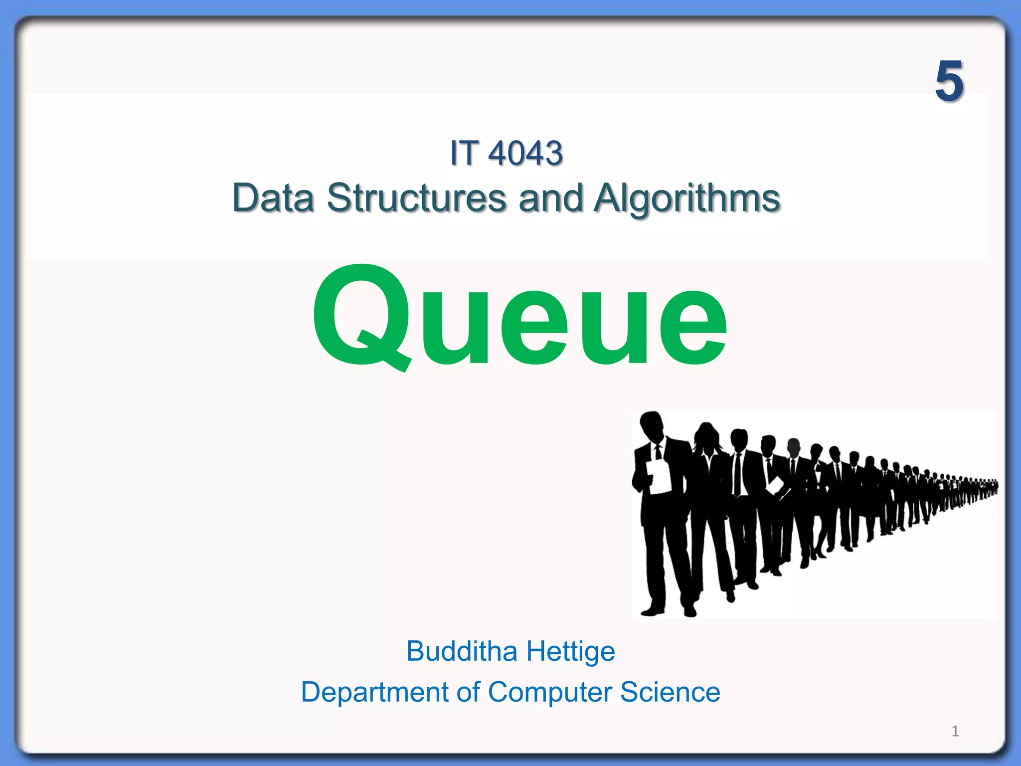 Queue | PPT Queue