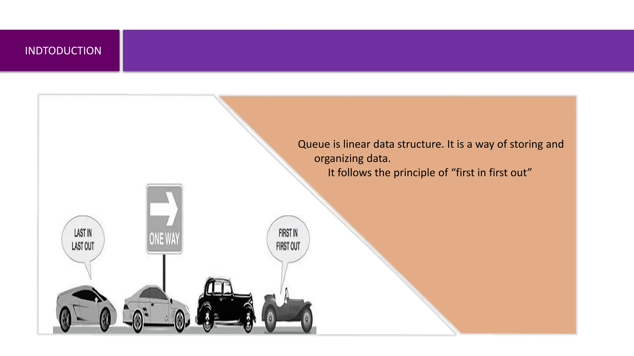 QUEUE in data-structure (classification, working procedure ...