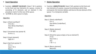 Queue-Data Structure | PPT