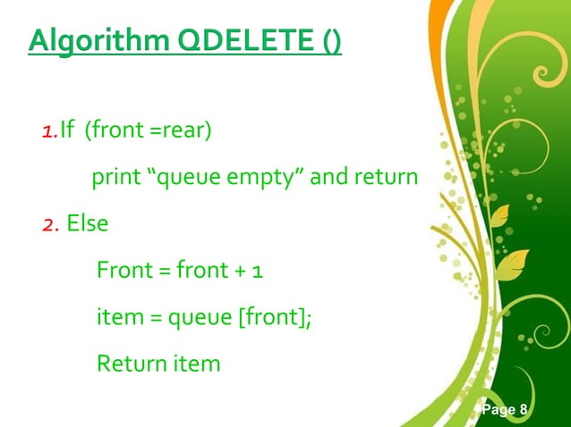 Data Structure And Queue | PPT