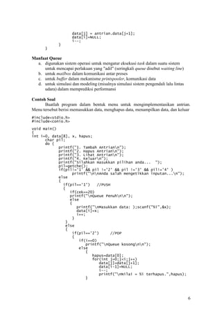 Queue antrian | PDF